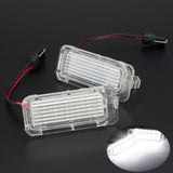 2 Pieces White 18LED License Number Plate Lights for Ford Focus 5D 2009-on - Aladdin Shoppers