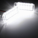 2 Pieces White 18LED License Number Plate Lights for Ford Focus 5D 2009-on - Aladdin Shoppers