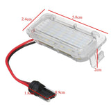 2 Pieces White 18LED License Number Plate Lights for Ford Focus 5D 2009-on - Aladdin Shoppers
