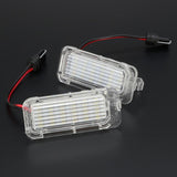 2 Pieces White 18LED License Number Plate Lights for Ford Focus 5D 2009-on - Aladdin Shoppers