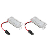 2 Pieces White 18LED License Number Plate Lights for Ford Focus 5D 2009-on - Aladdin Shoppers