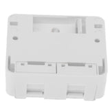 2-Port RJ45 Keystone Jack Surface Mount Box White (1 Pack) - Aladdin Shoppers