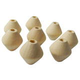 20 Pieces 30mm Geometric Rhombus Unpainted Natural Wood Unfinished Wooden Beads - Aladdin Shoppers