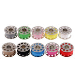 20 Pieces Cotton Colorful Sewing Thread + 20 Grid Stainless Steel Machine Bobbins - Aladdin Shoppers