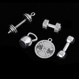 20 Pieces Mixed Fitness Equipment Design Pendant Charms Jewelry Making Accessories for DIY Bracelet Necklace Earrings Jewelry Key Chain Charms - Aladdin Shoppers
