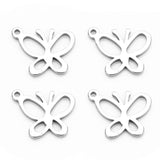 20 Pieces Stainless Steel Butterfly Pendants Charms Jewelry Making Findings for Necklace Earring Bracelets DIY Crafts - Aladdin Shoppers