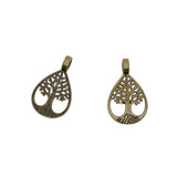 20 Pieces Vintage Style Bronze Tree Of Life Charms Pendant DIY Jewelry Making Accessory - Aladdin Shoppers