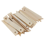 20 Pieces Wood Hanging Craft Pendant Tag Sewing Scrapbooking Rectangle Hanging Tags - Aladdin Shoppers