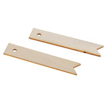 20 Pieces Wood Hanging Craft Pendant Tag Sewing Scrapbooking Rectangle Hanging Tags - Aladdin Shoppers