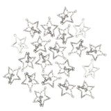 20 Pieces/Lot DIY Crafts Vintage Zinc Alloy Accessories Star Charm Pendants - Aladdin Shoppers