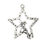 20 Pieces/Lot DIY Crafts Vintage Zinc Alloy Accessories Star Charm Pendants - Aladdin Shoppers