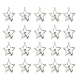 20 Pieces/Lot DIY Crafts Vintage Zinc Alloy Accessories Star Charm Pendants - Aladdin Shoppers
