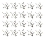 20 Pieces/Lot DIY Crafts Vintage Zinc Alloy Accessories Star Charm Pendants - Aladdin Shoppers