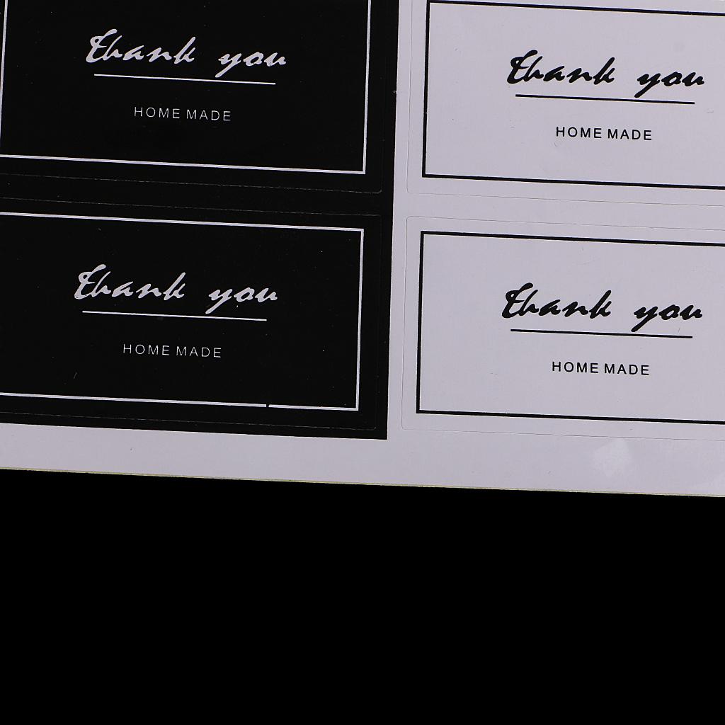 20 Sheets Thank You Printed Decorative Bake Sealing Label Paper Stickers for Packaging - Aladdin Shoppers