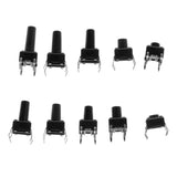 200Pcs/lot 6x6mm Tactile Push Button Switch Micro Momentary Assortment Parts - Aladdin Shoppers