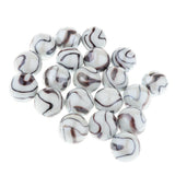 20pcs 25mm Tiger Stripes Glass Marbles, Kids Marble Run Game, Marble Solitaire Toy Accs Vase Filler & Fish Tank Home Decor - Aladdin Shoppers