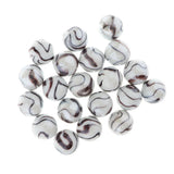 20pcs 25mm Tiger Stripes Glass Marbles, Kids Marble Run Game, Marble Solitaire Toy Accs Vase Filler & Fish Tank Home Decor - Aladdin Shoppers