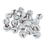 20pcs 25mm Tiger Stripes Glass Marbles, Kids Marble Run Game, Marble Solitaire Toy Accs Vase Filler & Fish Tank Home Decor - Aladdin Shoppers