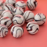 20pcs 25mm Tiger Stripes Glass Marbles, Kids Marble Run Game, Marble Solitaire Toy Accs Vase Filler & Fish Tank Home Decor - Aladdin Shoppers