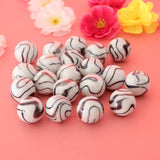 20pcs 25mm Tiger Stripes Glass Marbles, Kids Marble Run Game, Marble Solitaire Toy Accs Vase Filler & Fish Tank Home Decor - Aladdin Shoppers