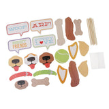 20pcs Peg Dog Theme Photo Booth Props Kits Funny Party Photobooth Accessory - Aladdin Shoppers