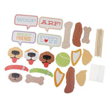 20pcs Peg Dog Theme Photo Booth Props Kits Funny Party Photobooth Accessory - Aladdin Shoppers