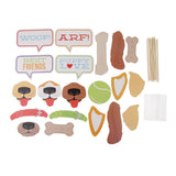 20pcs Peg Dog Theme Photo Booth Props Kits Funny Party Photobooth Accessory - Aladdin Shoppers