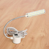 220V 20-Bulb Working Gooseneck Lamp With Magnetic Base For Sewing Machine - Aladdin Shoppers