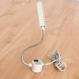 220V 20-Bulb Working Gooseneck Lamp With Magnetic Base For Sewing Machine - Aladdin Shoppers