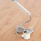 220V 20-Bulb Working Gooseneck Lamp With Magnetic Base For Sewing Machine - Aladdin Shoppers