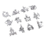 24 Pieces Silver Constellation Alloy Charm Pendants - 12 Designs Constellations - Aladdin Shoppers