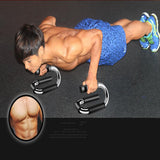 2pcs Push Up Bars Stand with Foam Handles for Home Gym Chest Muscle Exercising Training Gear - Aladdin Shoppers
