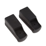 2x Motorcycle Left & Right Rubber Footrest Pedal Foot Peg Footpeg Cover for BMW F800GS - Black - Aladdin Shoppers