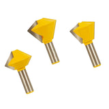 3 Bit Bird's Mouth Router Bit Set - 1/2" Shank - Aladdin Shoppers