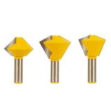 3 Bit Bird's Mouth Router Bit Set - 1/2" Shank - Aladdin Shoppers
