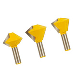 3 Bit Bird's Mouth Router Bit Set - 1/2" Shank - Aladdin Shoppers