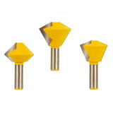 3 Bit Bird's Mouth Router Bit Set - 1/2" Shank - Aladdin Shoppers