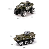 3 Pieces 1:64 Scale Battlefield Cross-country Vehicle Missile Truck Fighter Plane Army Sand Scene Model Replacement - Aladdin Shoppers