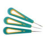 3 Pieces/Set Silicone Handle Leather Craft Stitching Awl Sewing Leather Tools - Aladdin Shoppers