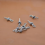 30 Pieces Tibetan Silver 3D Ballet Shape Charms Dangle Pendants Findings Jewelry Making Accessories - Aladdin Shoppers