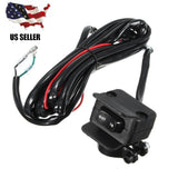 300cm Motorcycle ATV Winch Rocker Switch Handlebar Control Line Warn Kit Plastic and Metal - Aladdin Shoppers