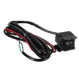 300cm Motorcycle ATV Winch Rocker Switch Handlebar Control Line Warn Kit Plastic and Metal - Aladdin Shoppers