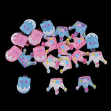 30Pc Crown Ice Shape Cute Flatbck Resin Embellishments For Phone Hairs/Craft - Aladdin Shoppers