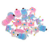 30Pc Crown Ice Shape Cute Flatbck Resin Embellishments For Phone Hairs/Craft - Aladdin Shoppers