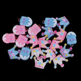 30Pc Crown Ice Shape Cute Flatbck Resin Embellishments For Phone Hairs/Craft - Aladdin Shoppers