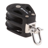 35mm Double Pulley Sailboat Bearing Block with Stainless Steel Eye Swivel - Aladdin Shoppers