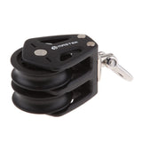 35mm Double Pulley Sailboat Bearing Block with Stainless Steel Eye Swivel - Aladdin Shoppers