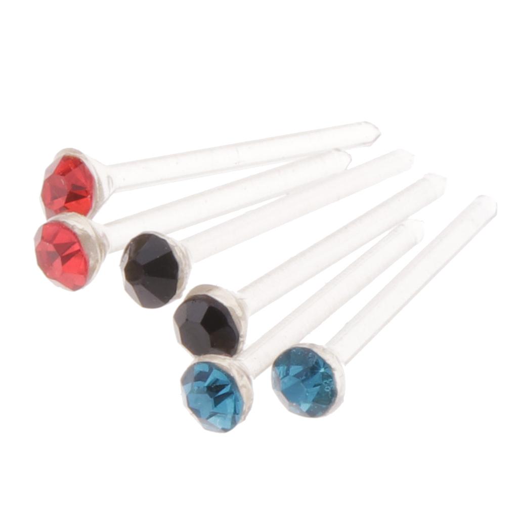 36 Pairs Mixed Color Shiny Rhinestone Stud Earrings Set Love Heart Box Organizer - Aladdin Shoppers