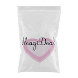 36 Pairs White Rhinestone Stud Earrings Set Girls Love Heart Box Organizer - Aladdin Shoppers