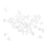 36 Pairs White Rhinestone Stud Earrings Set Girls Love Heart Box Organizer - Aladdin Shoppers